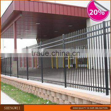 Security iron metal fence panels