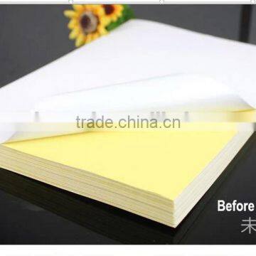 PP synthetic self adhesive paper sticker in hot sales