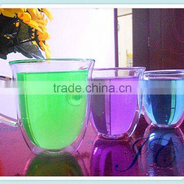 Glassware wholesale water cup glass cup with handle