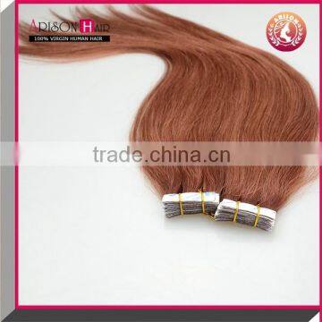 High Grade Brazilian Virgin Hair Wholesale Tape-in Hair Extension pu Skin Weft Seamless Hair Extension