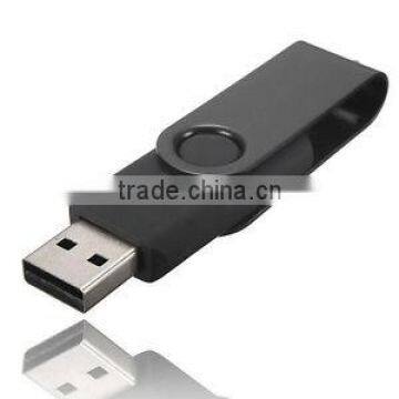 Black Swing USB Flash Drive Imprint Logo For Company Promotion