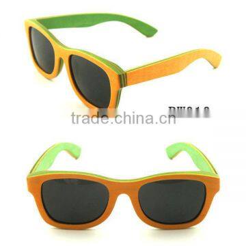 2015 new fashion wooden sunglasses,striped wood