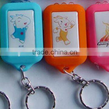 Personalized ABS Material Colorful Solar keychain for promotional gifts