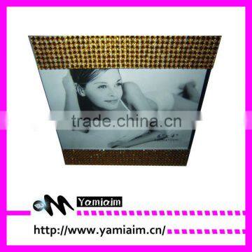 Cheap Gold Gem Photo Frame Custom pattern OEM