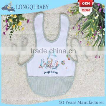 WZ-MS-029 Velvet Plain White Baby Body Bibs photo-2