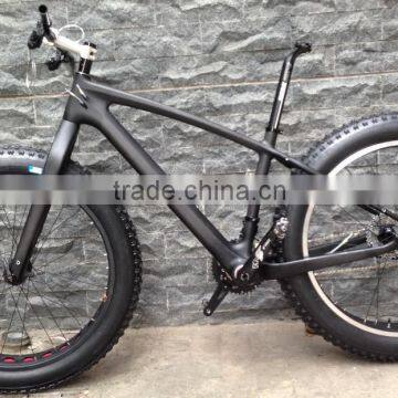 synergy carbon fat bike frame and wheel 26' telai carbonio cinesi fatbike