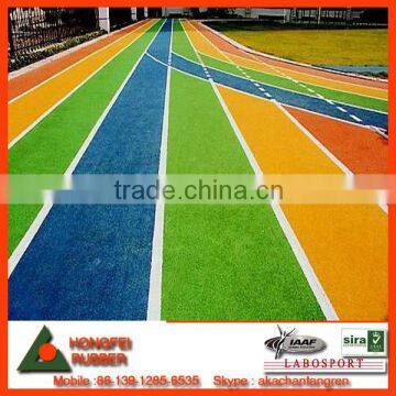 MULTI COLOUR EPDM GRANULE FOR jogging track, sport surfacing ,playground