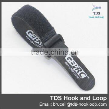 nylon hook and loop printed logo buckle strap