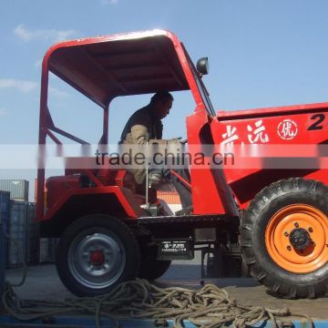 1ton dumper 2ton dumper with sunproof and cabin