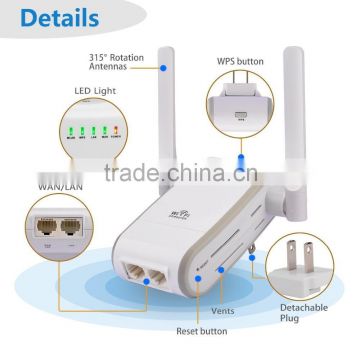 300Mbps Wi-Fi Range Extender Support Wifi Router Mode And AP Mode And and 360 Degree WiFi Covering with with WPS