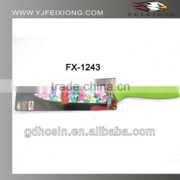 Hot Sell! Beautiful Color Painting Kitchen Knife