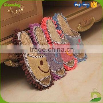 Multifunctional chenille dust mop slipper