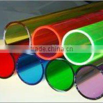 color polycarbonate tube