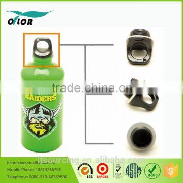 Wholesale good price best quality aluminum green water bottle