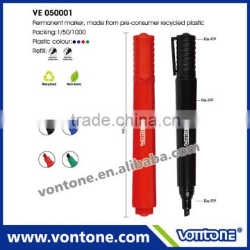 promotional recycled plastic office re-pp permanent marker