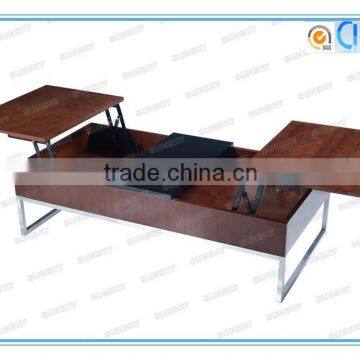 multifunctional wood lift up coffee table 1487A