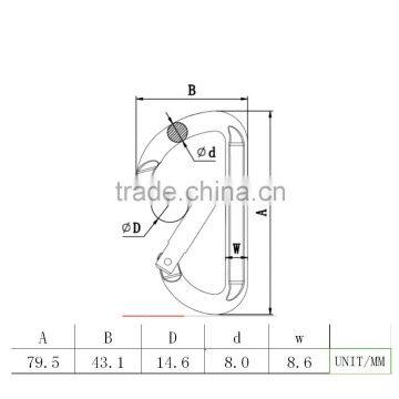 Wholesale High Quality Capacity d Type Aluminum Hook photo-2