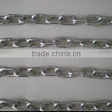 STEEL ELECTRIC GALVANIZED DIN763 WELED CHAIN SHORT LINK CHAIN CUSTOM CHAIN RIGGING HARDWARE photo-3