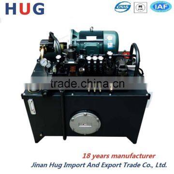 Premium hydraulic power station manufacturer block making machine with solenoid valve