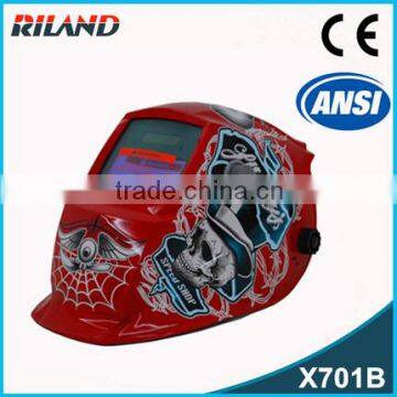Riland Tech Professional Protective auto darkening Mask welding helmet with respirator