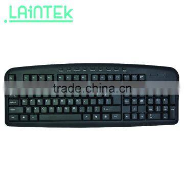 107+9 keys hot selling OEM wired USB multimedia computer keyboard