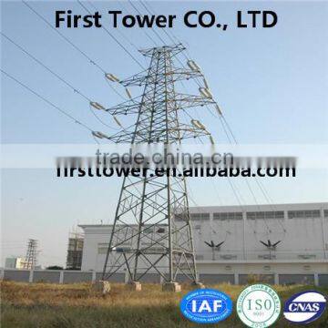 Chinese supplier single loop power transmission tower