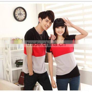 China OEM Cotton Cheap Promotional Couple T-shirts photo-4