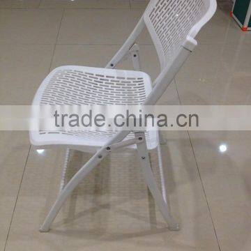 outdoor white plastic folding chair for wedding use HYH-9020