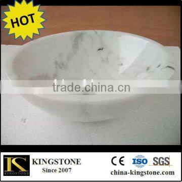 China bianco carrara white marble sink