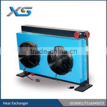 hydraulic oil cooler for concrete pump,double elctrical fan