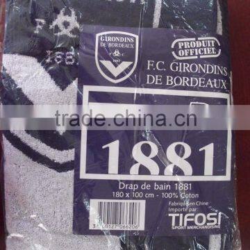 100%polyester OR 80% polyester+20% polyamide beach towel