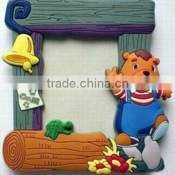 Animal shapes PVC photo frame, cheap photo frame