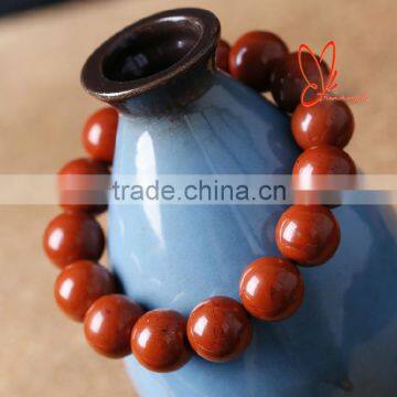 Gemstone Bracelet Red Jasper Round Beads Bracelet Jewelry photo-2