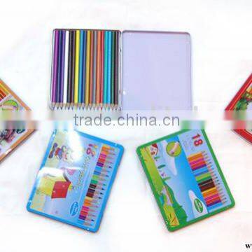 Student Use Tin Box Pack Pencil Tin Box Pack Color Pencil