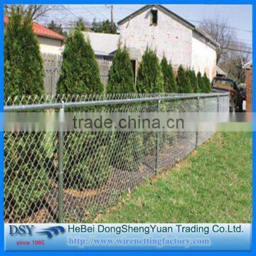 Used chain link fence for sale/plastic chain link fence/temporary construction chain link fence