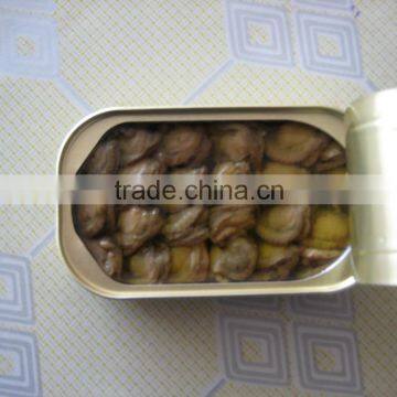 High Quality Canned Smoked Scallops in Vegetable Oil