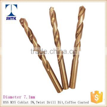 M35 Cobalt, Factory Direct Supply, Drill Bit, Twist Drill Bit Dia 7.1mm photo-3