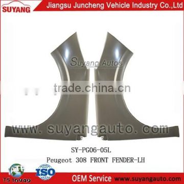 Aftermarket Steel Front Fender For Peugeot 308 Car Body Parts