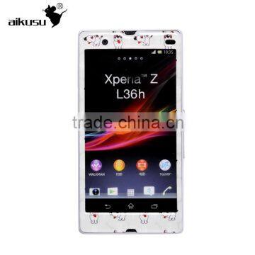 Anti-radiation mobile phone for sony xperia L36H epoxy gel skin