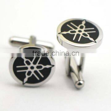 Factory Wholesale Casual Men Stainless Steel Cufflink With Logo photo-4