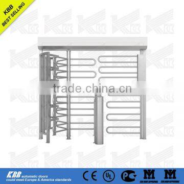 full height turnstile with access control, card reader, CE certificate