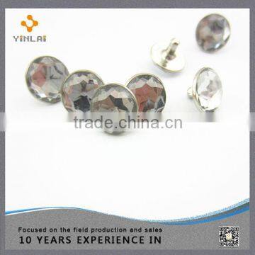 Wholesales Clear 10.5mm Crystal Rivet For Shoes photo-2