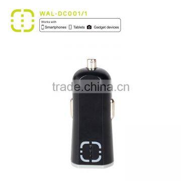 Walnut brand single car charger for smartphone