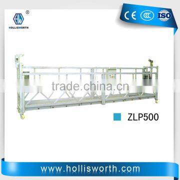 Professional Zlp630 Suspended Working Platform Aluminum Rope Suspended Working Platform