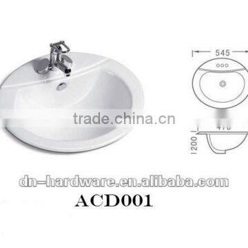 Model ACD001 Bathroom Counter Basin