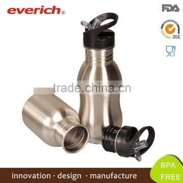 Mirror Finished Custom Stainless Steel Vacuum Sports Bottle With Bamboo Lid Quality Assured photo-5