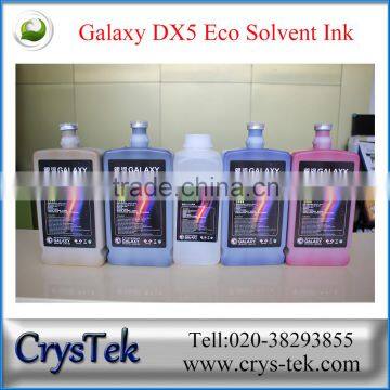 CRYSTEK DX7 DX5 eco solvent ink for Galaxy UD-181LA inkjet digital printers