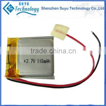 Factory Various Capacity 3.7v 110mah Li-polymer Battery Rechargeable