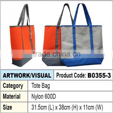 nylon shopping tote bag