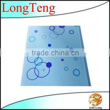 Circle design hot stamping pvc wall panel in good quality